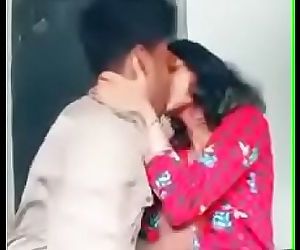 Indian couple finest kiss..